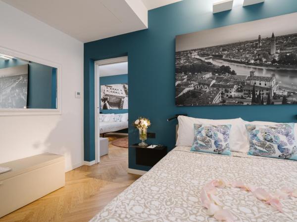 Hotel Giulietta e Romeo ***S : photo 1 de la chambre suite 2 chambres avec terrasse - bâtiment séparé