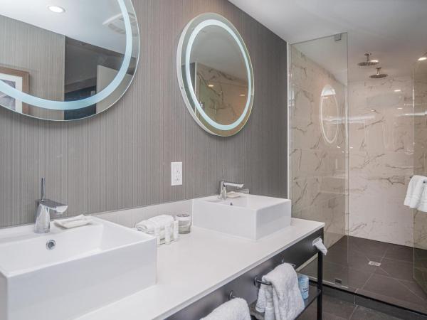 Sandman Signature Ottawa Airport Hotel : photo 5 de la chambre grande suite avec 1 lit king-size, canapé-lit et kitchenette