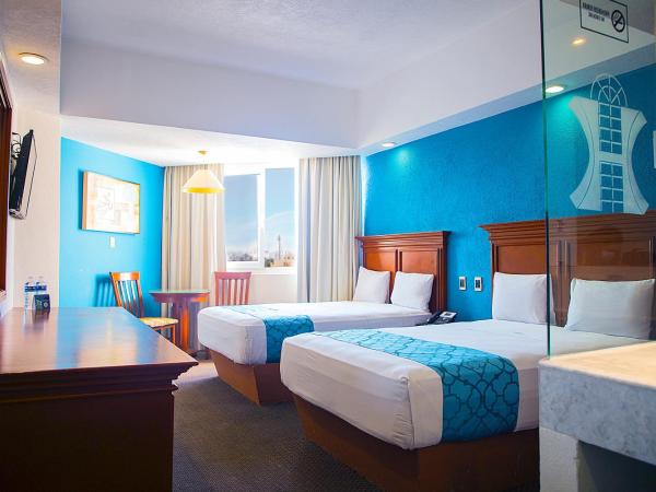 Hotel Lois Veracruz : photo 5 de la chambre chambre double avec 2 lits doubles