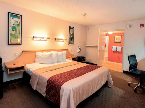 Red Roof Inn San Antonio Airport : photo 4 de la chambre chambre lit king-size supérieure accessible aux personnes à mobilité réduite - non-fumeurs