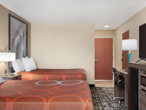 Super 8 by Wyndham San Antonio Airport North : photo 3 de la chambre chambre 2 lits queen-size - non-fumeurs
