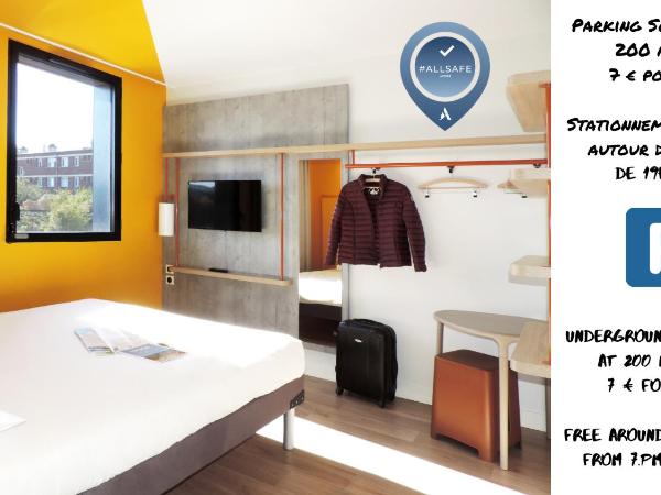 ibis budget Amiens Centre Gare : photo 1 de la chambre chambre double avec grand lit double