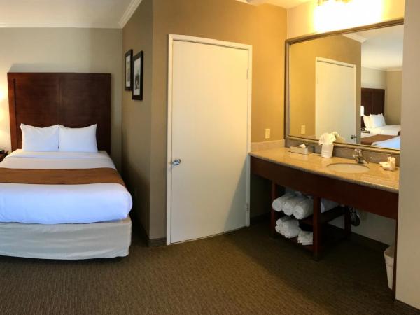 Comfort Inn Santa Monica - West Los Angeles : photo 3 de la chambre chambre familiale avec 1 lit king-size et 2 lits queen-size - non-fumeurs