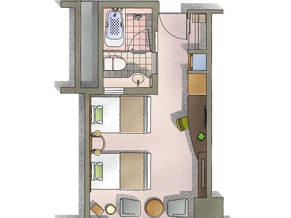 JR Tower Hotel Nikko Sapporo : photo 5 de la chambre hébergement lits jumeaux moyen - non-fumeurs