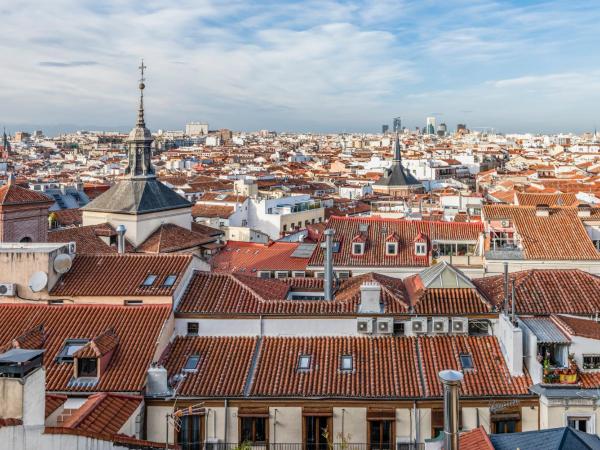 INNSIDE by Meliá Madrid Gran Vía : photo 2 de la chambre chambre innside - vue sur toit