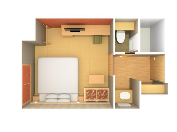 Onyado Nono Kyoto Shichijo Natural Hot Spring : photo 2 de la chambre chambre lit queen-size standard avec sol en tatami