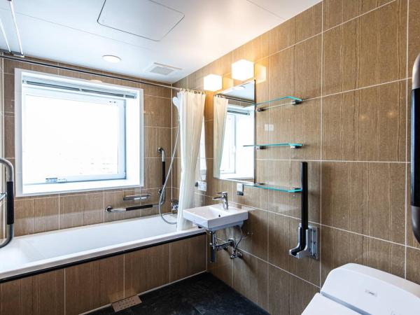 APA Hotel Hakataeki Chikushiguchi : photo 2 de la chambre chambre lits jumeaux deluxe avec accès aux bain public (tour centrale) - non-fumeurs