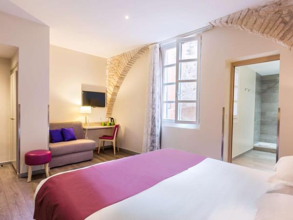 Best Western Hotel du Roy d'Aragon : photo 1 de la chambre chambre lit queen-size confort avec canapé-lit