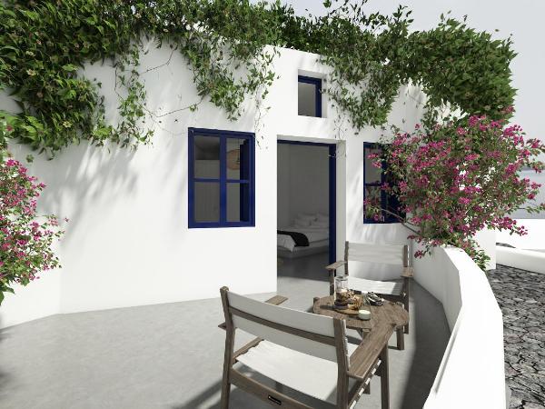 Oia Memories Suites : photo 7 de la chambre suite standard - vue sur caldeira