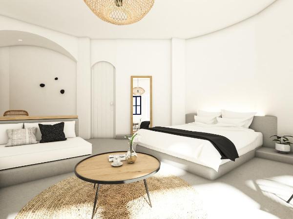 Oia Memories Suites : photo 8 de la chambre suite standard - vue sur caldeira