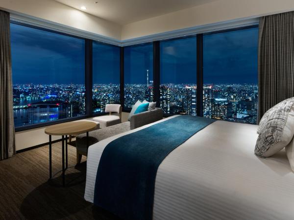 Mitsui Garden Hotel Toyosu Premier - Tokyo : photo 2 de la chambre chambre lit king-size deluxe d'angle avec baignoire avec vue - non-fumeurs