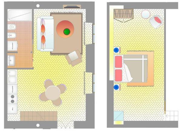 Piazza Vittorio Suites : photo 2 de la chambre appartement en duplex