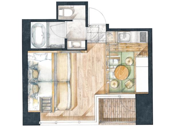 Sakura Cross Hotel Akihabara : photo 3 de la chambre suite familiale