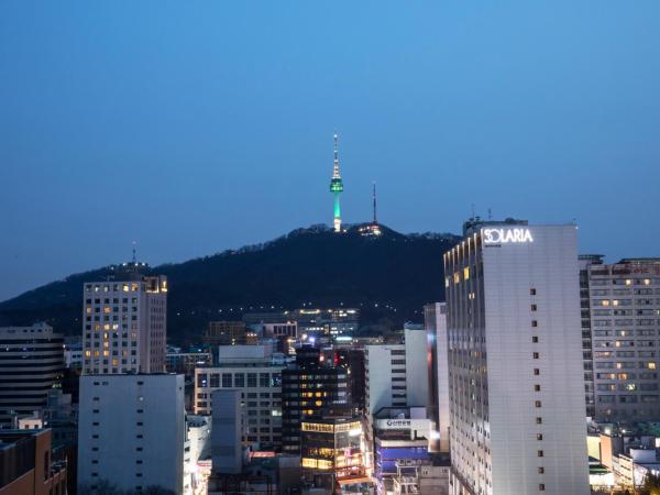 Step Inn Myeongdong 1 : photo 8 de la chambre chambre double – vue sur ville