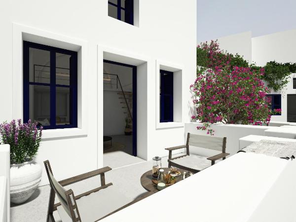 Oia Memories Suites : photo 3 de la chambre suite de luxe avec vue sur la caldeira