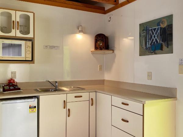 Rotorua Coachman Spa Motel : photo 7 de la chambre studio exécutif avec bain à remous