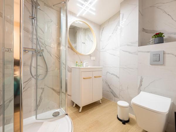 Lapwing Residence Sopot : photo 5 de la chambre studio lit king-size deluxe