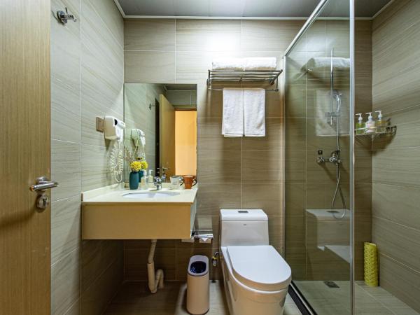 Shanghai JOYFUL YARD Hotel-Free shuttle bus from Pudong Airport and Disneylan : photo 5 de la chambre chambre lits jumeaux standard