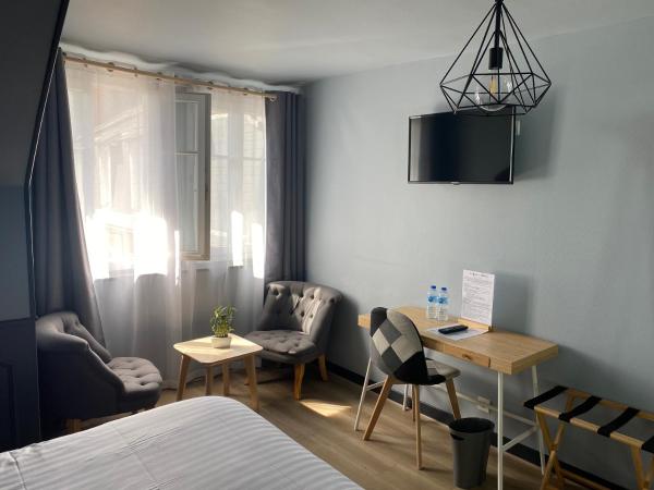 Htel La Rserve de Brive : photo 9 de la chambre chambre double