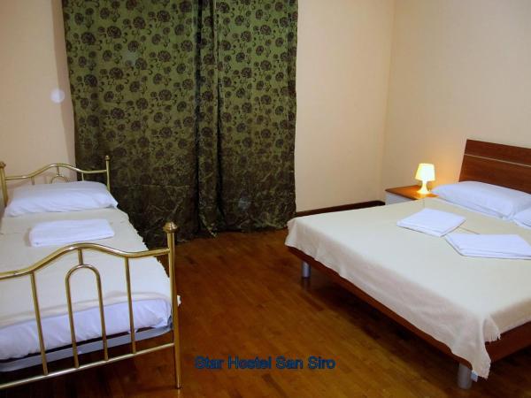 Star Hostel San Siro Fiera : photo 7 de la chambre chambre triple Économique avec salle de bains commune