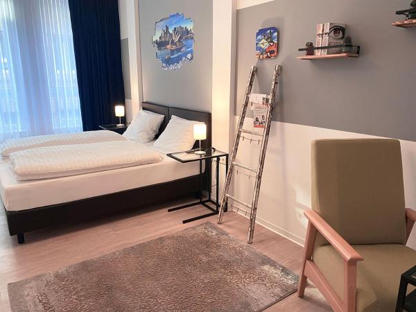 Kangarooms - Schlachte Weserpromenade : photo 3 de la chambre chambre double