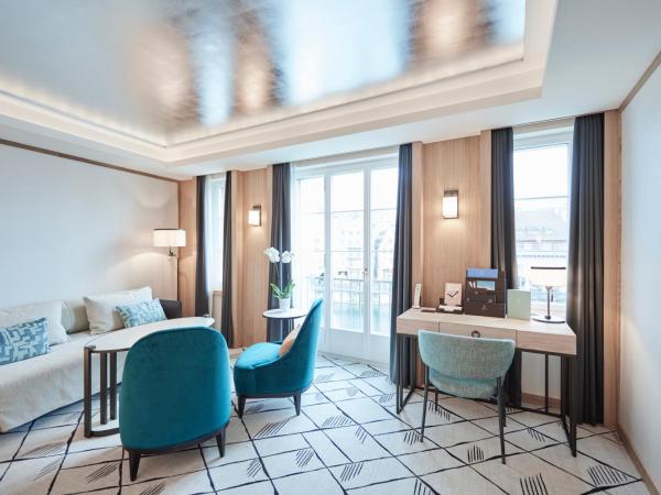 Storchen Zürich - Lifestyle boutique Hotel : photo 3 de la chambre suite junior - côté fleuve