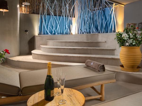 Elakati Luxury Boutique Hotel - Adults Only : photo 2 de la chambre suite lit queen-size avec bain à remous extérieur privé - iviskos