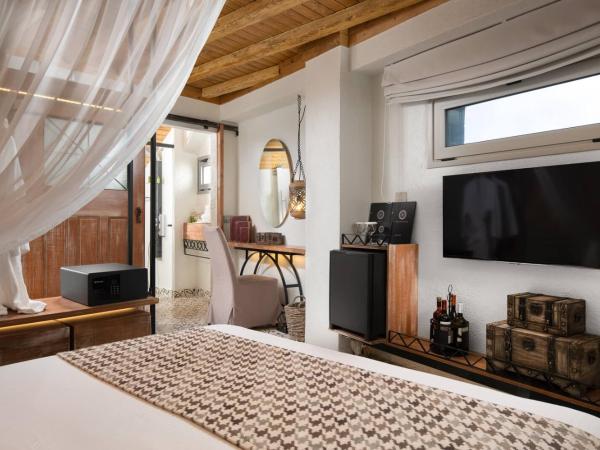 Elakati Luxury Boutique Hotel - Adults Only : photo 2 de la chambre hébergement double de luxe sans balcon - accessible aux personnes à mobilité réduite - elafos