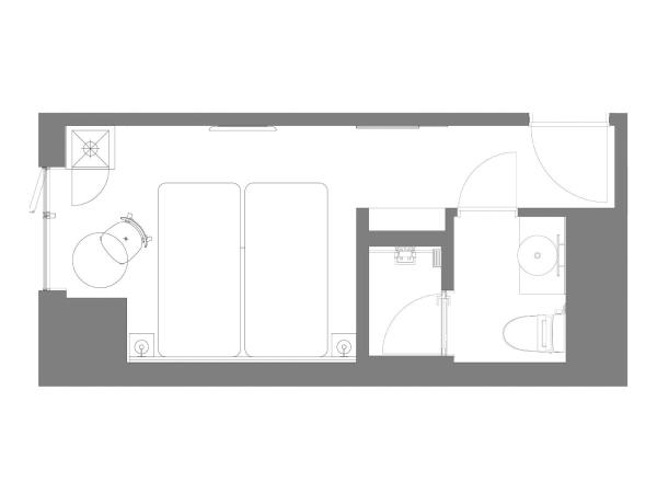 Granbell Hotel Osaka : photo 6 de la chambre chambre lits jumeaux hollywood