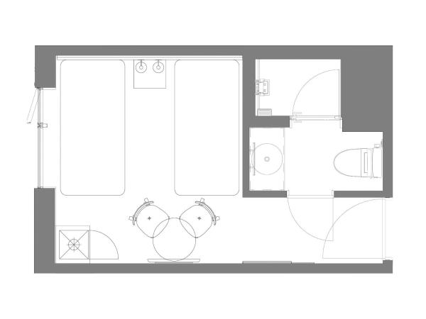 Granbell Hotel Osaka : photo 6 de la chambre chambre lits jumeaux
