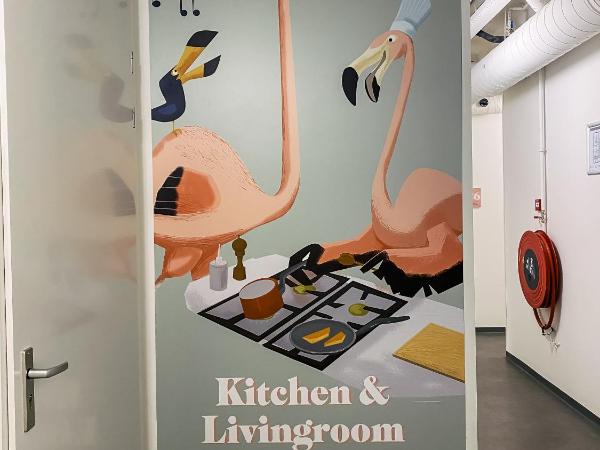 Pink Flamingo Boutique Hostel : photo 5 de la chambre lit dans dortoir mixte de 8 lits