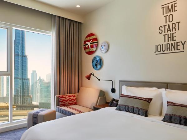 Rove Downtown : photo 1 de la chambre chambre rover - vue sur burj - navette gratuite pour les centres commerciaux the beach et dubai mall