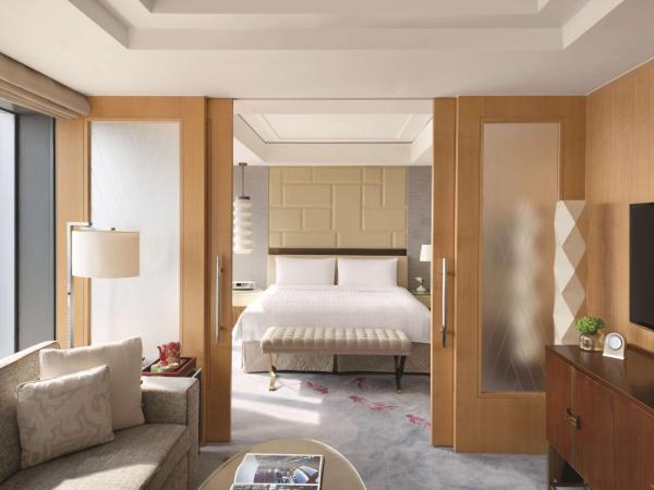 Jing An Shangri-La, Shanghai : photo 5 de la chambre hébergement lit king-size club exécutif horizon