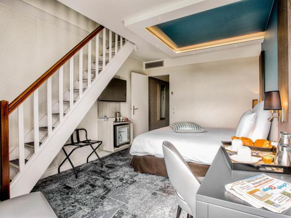 Mercure Cabourg Hôtel & Spa : photo 7 de la chambre chambre supérieure en duplex avec 1 lit double et 3 lits simples – accès au spa inclus
