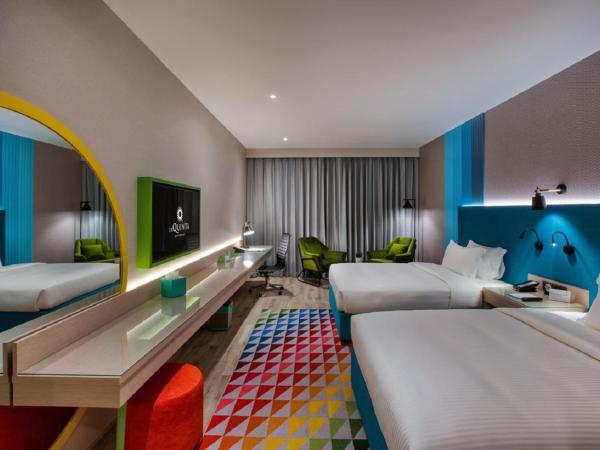 La Quinta by Wyndham Dubai Jumeirah : photo 2 de la chambre chambre 2 lits jumeaux deluxe - transfert gratuit vers plage la mer et station de métro burj khalifa/dubai mall