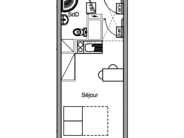 Le Sabot de Vénus : photo 4 de la chambre studio