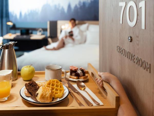 Novotel Annemasse Centre - Porte de Genève : photo 10 de la chambre chambre lit queen-size supérieure avec canapé