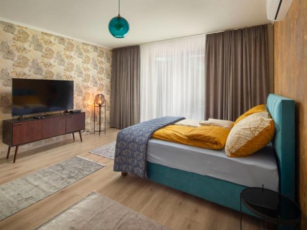 Vision Apartments Budapest : photo 6 de la chambre studio lit king-size deluxe
