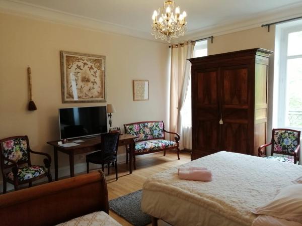 Chambres d'Hôtes Côté Parc-Côté Jardin avec parking privé gratuit : photo 1 de la chambre chambre triple