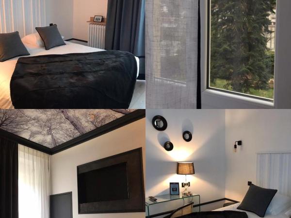 Le Grand Hôtel Mont Dore : photo 5 de la chambre chambre double - vue sur jardin