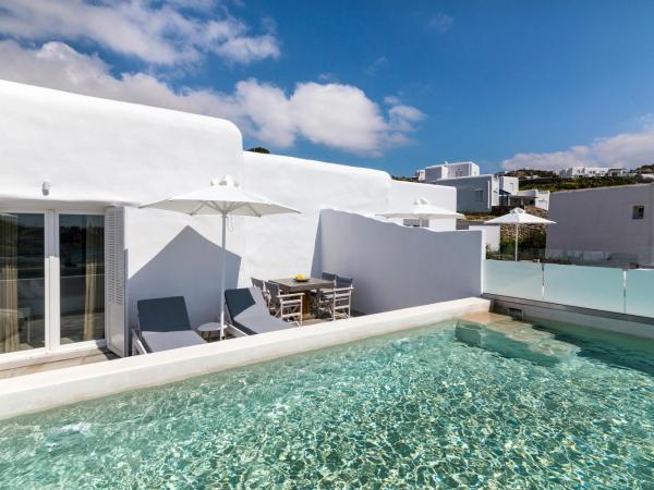 Amperian Mykonos Suites & Villas : photo 2 de la chambre suite 2 chambres avec piscine privée - vue sur mer