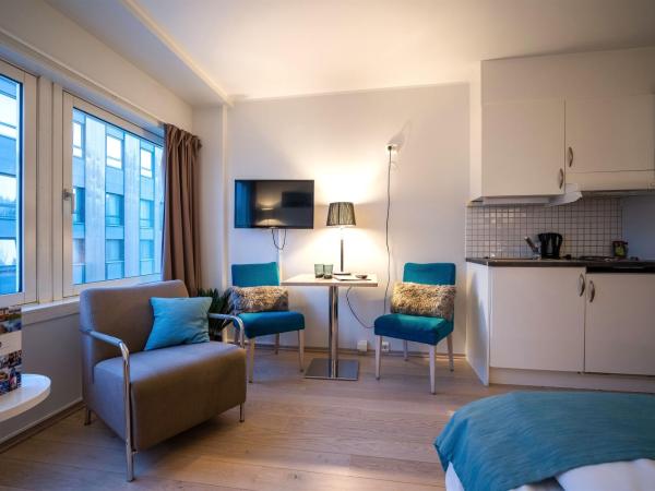 Enter City Apartment Hotel : photo 2 de la chambre chambre double avec cuisine