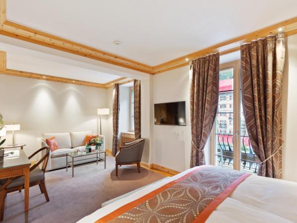 Grand Hotel Zermatterhof : photo 3 de la chambre chambre double de luxe - vue sur mont cervin