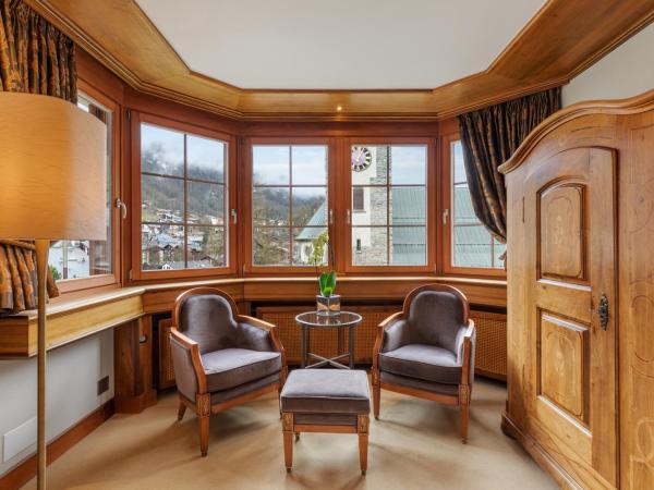 Grand Hotel Zermatterhof : photo 9 de la chambre grande suite - vue sur le cervin