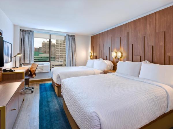 Hotel Indigo Detroit Downtown, an IHG Hotel : photo 6 de la chambre chambre standard avec 2 lits queen-size