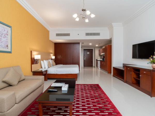 Star Metro Deira Hotel Apartments : photo 8 de la chambre studio lits jumeaux de luxe