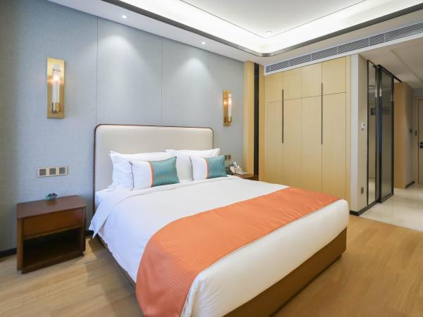 Jinling Funhome Hotel Nanjing Jiulong Lake - Nanjing South Railway Station : photo 5 de la chambre chambre double deluxe - vue sur lac