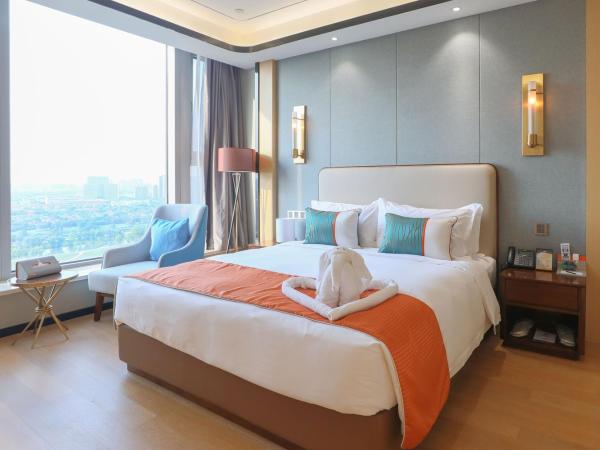 Jinling Funhome Hotel Nanjing Jiulong Lake - Nanjing South Railway Station : photo 6 de la chambre superior  executive suite with garden view