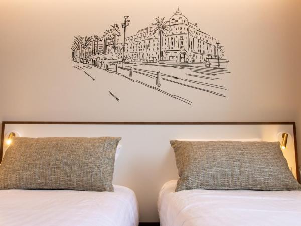 Hotel du Pin Nice Port : photo 2 de la chambre chambre lits jumeaux standard