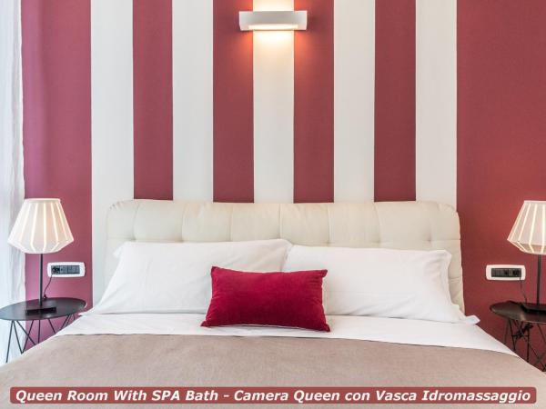 4 Star Bologna Train Station - Self Check-In : photo 7 de la chambre chambre lit queen-size avec baignoire spa